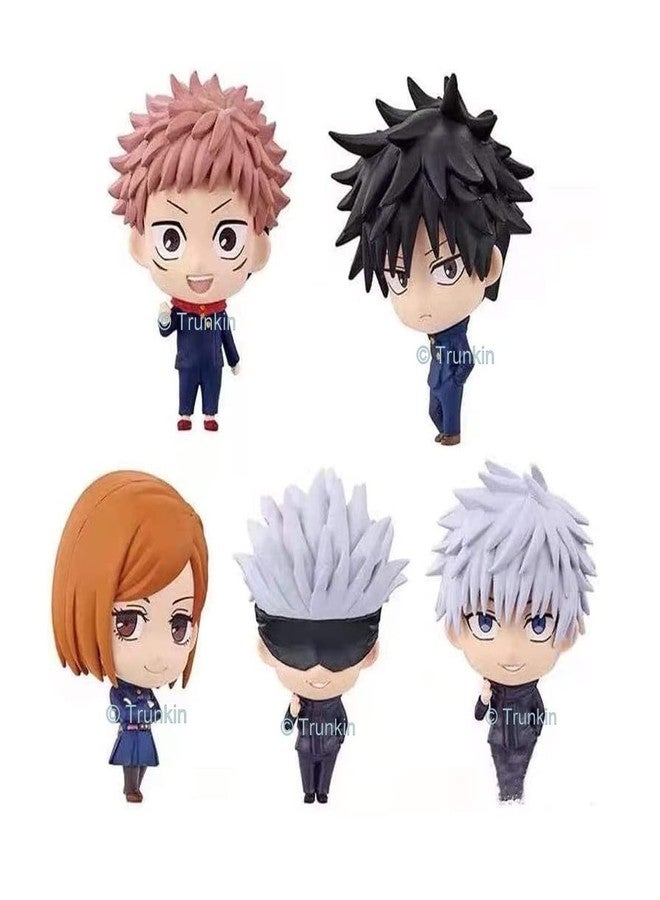 Trunkin Jujutsu Kaisen Set of 5 Gojo Satoru Itadori Yuji Fushiguro Megumi Figures Cartoon Anime Action Figure Action Toys Weeb Manga Collectible - Image 3